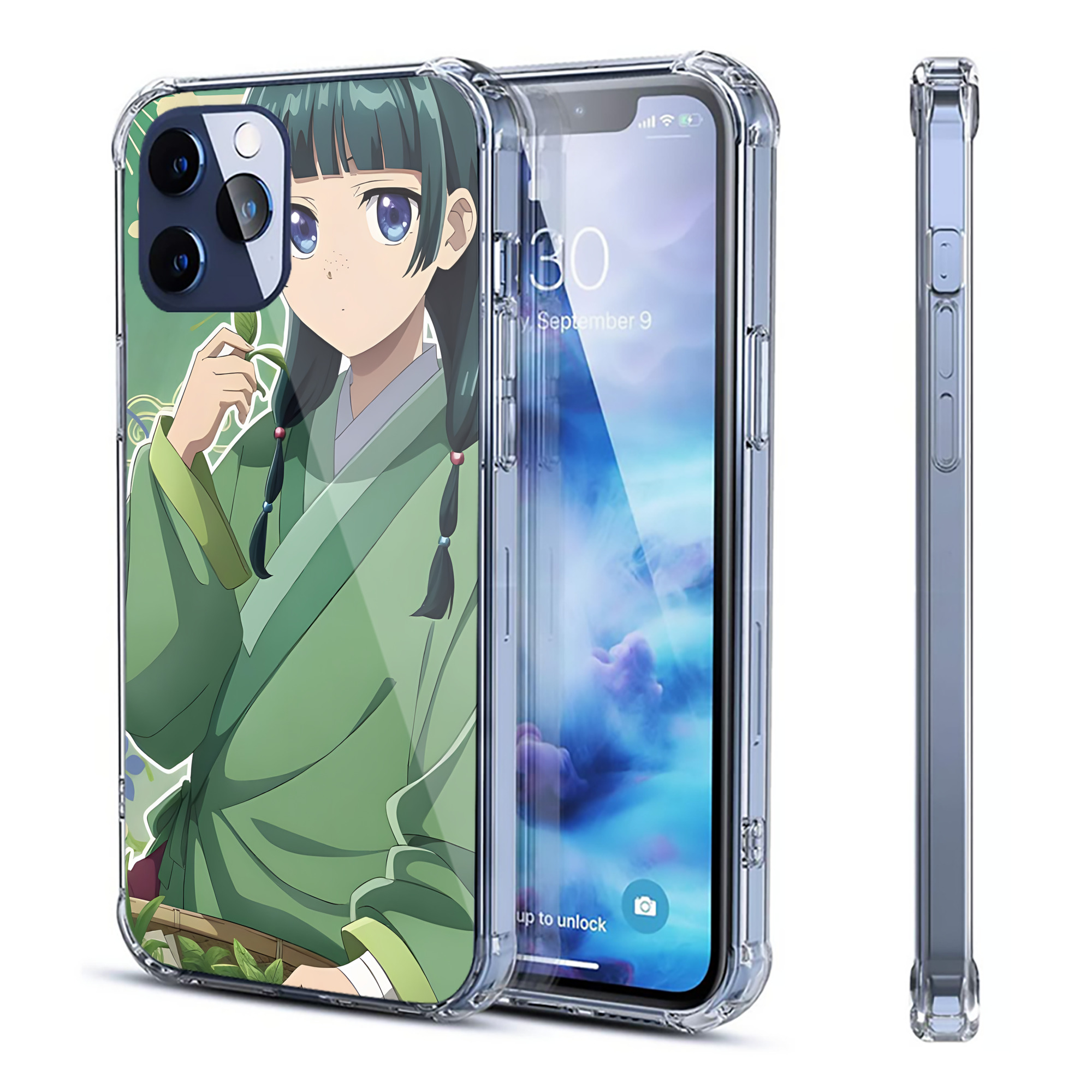（画像用） 薬屋のひとりごと The Apothecary Diaries 【iPhone 12シリーズ対応】透明スマホケース（クリアソフトケース）